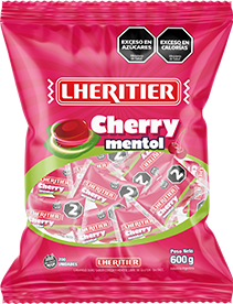 LHERITIER CARAMELOS x600g CHERRY-MENTOL