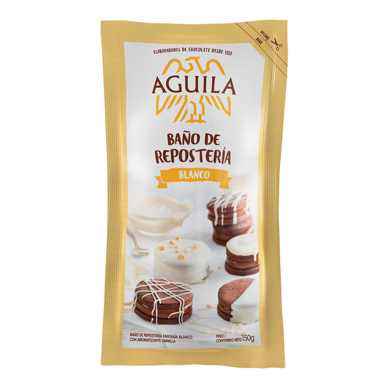 AGUILA CHOCOLATE x150g BAÑO BLANCO