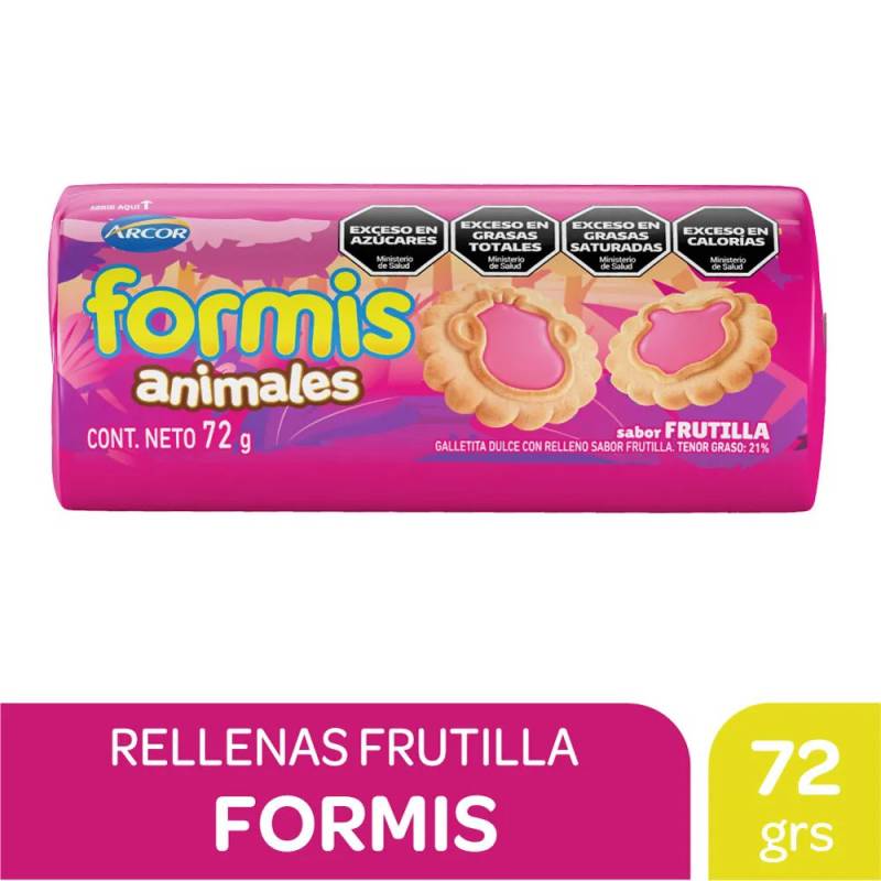 FORMIS GALLETA x72g VAI/FRUT