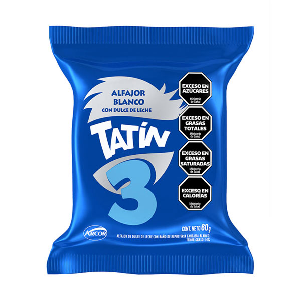 TATIN ALFAJOR x60g BLANCO