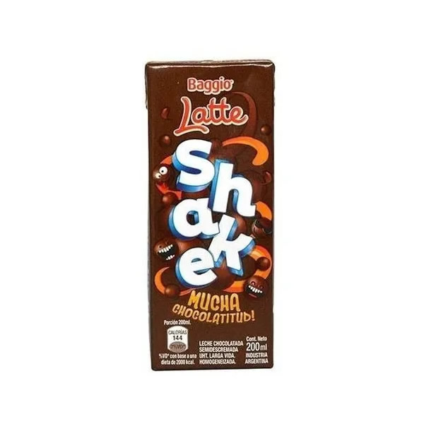 BAGGIO SHAKE LATTE x200ml CHOCOLATADA
