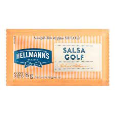 HELLMANNS SALSA GOLF 196x8g PORCION