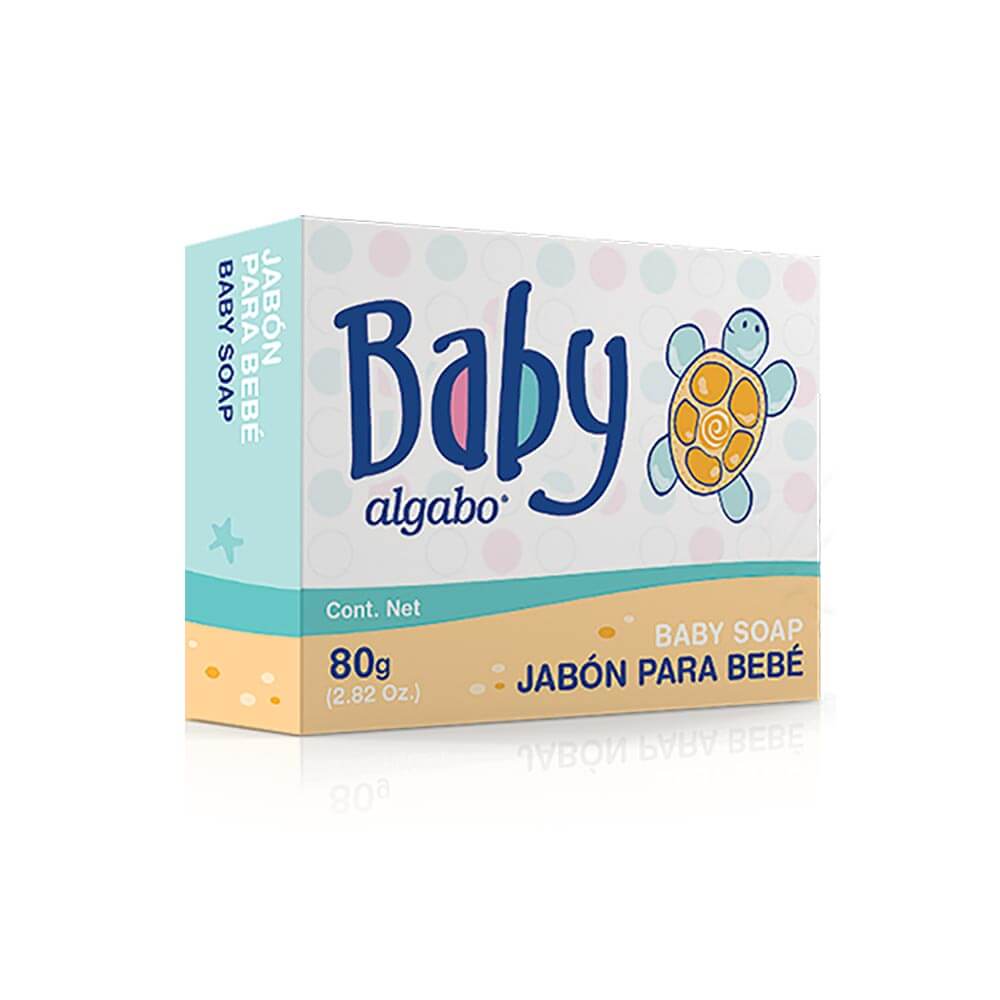 ALGABO BABY JABON PASTILLA x80g