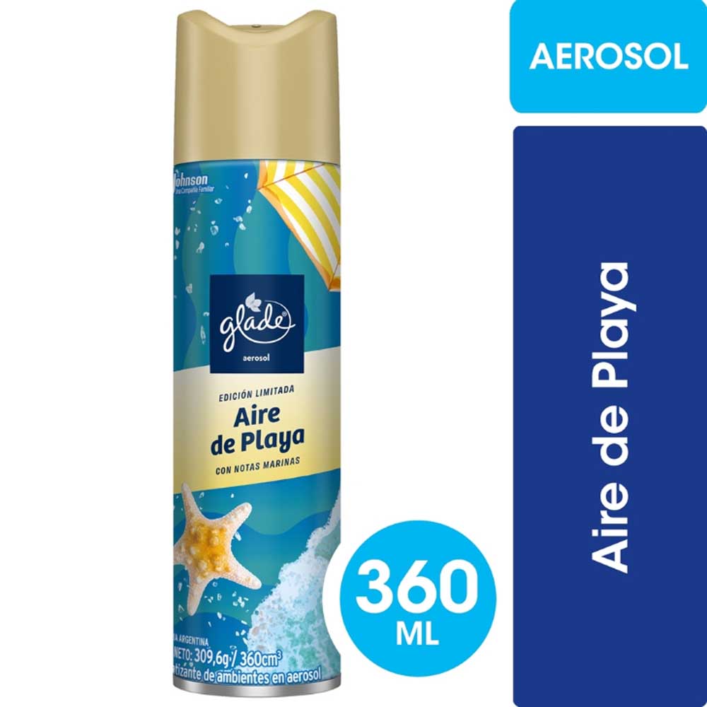 GLADE AEROSOL x360cc AIRE DE PLAYA