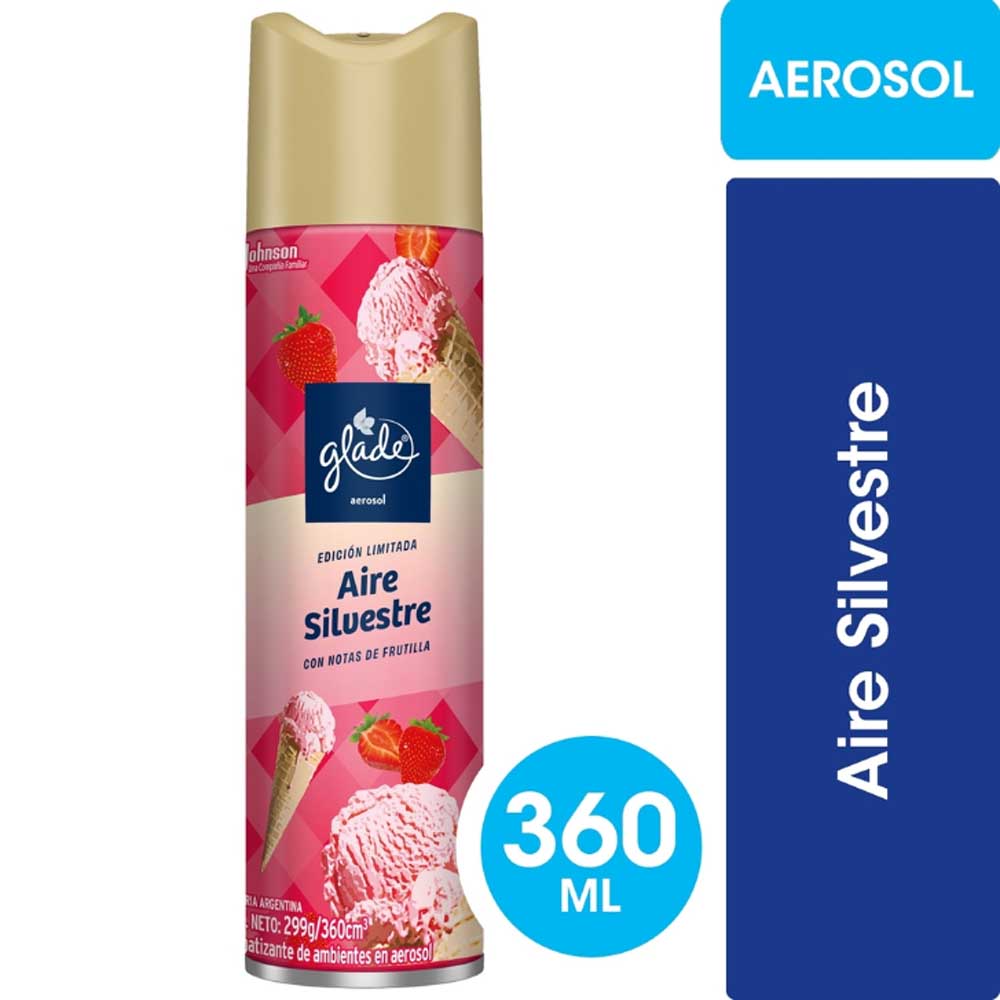 GLADE AEROSOL x360cc AIRE SILVESTRE
