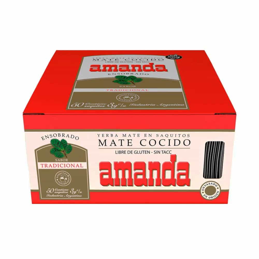 AMANDA MATE COCIDO x50u SOBRE