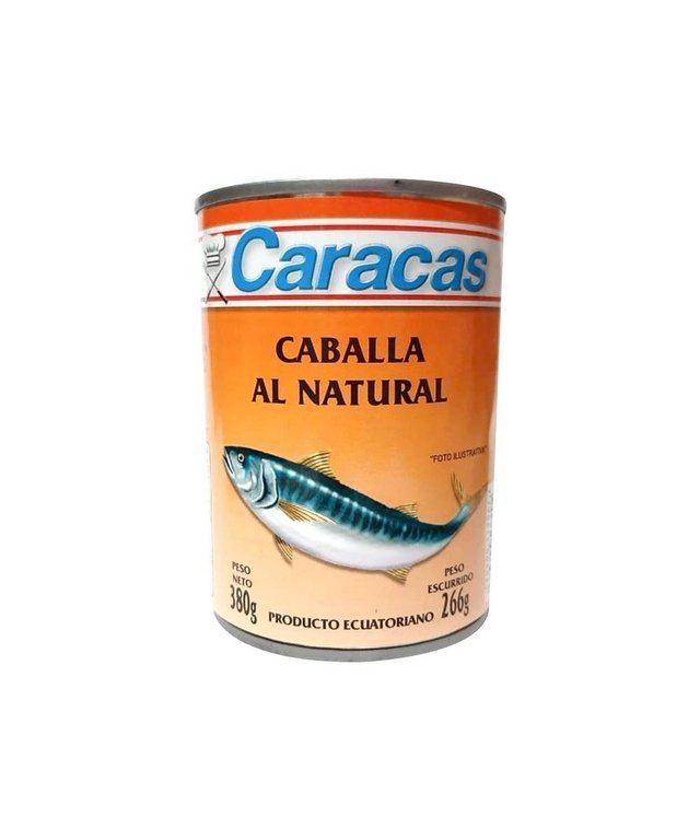 CARACAS CABALLA x380g NATURAL