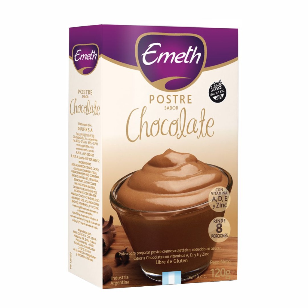 EMETH POSTRE x120g CHOCOLATE