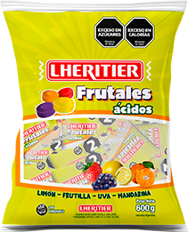 LHERITIER CARAMELOS x600g FRUTA ACIDOS