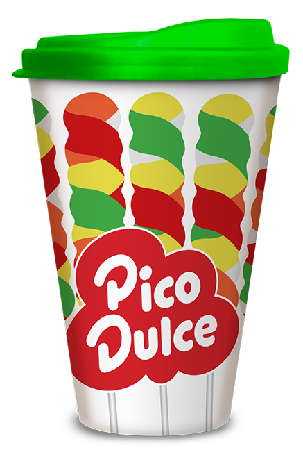 PICO DULCE VASO PLASTICO C/10 CHUPETIN