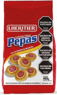 LHERITIER GALLETA x400g PEPAS