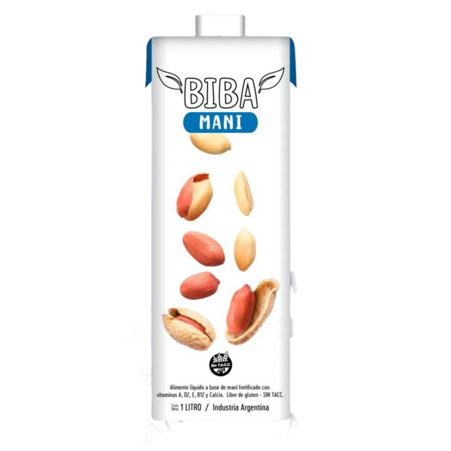 BIBA BEBIDA MANI x1L
