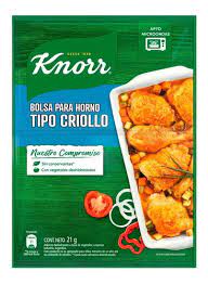 KNORR COND BOLSA HORNO x21g TIPO CRIOLLO