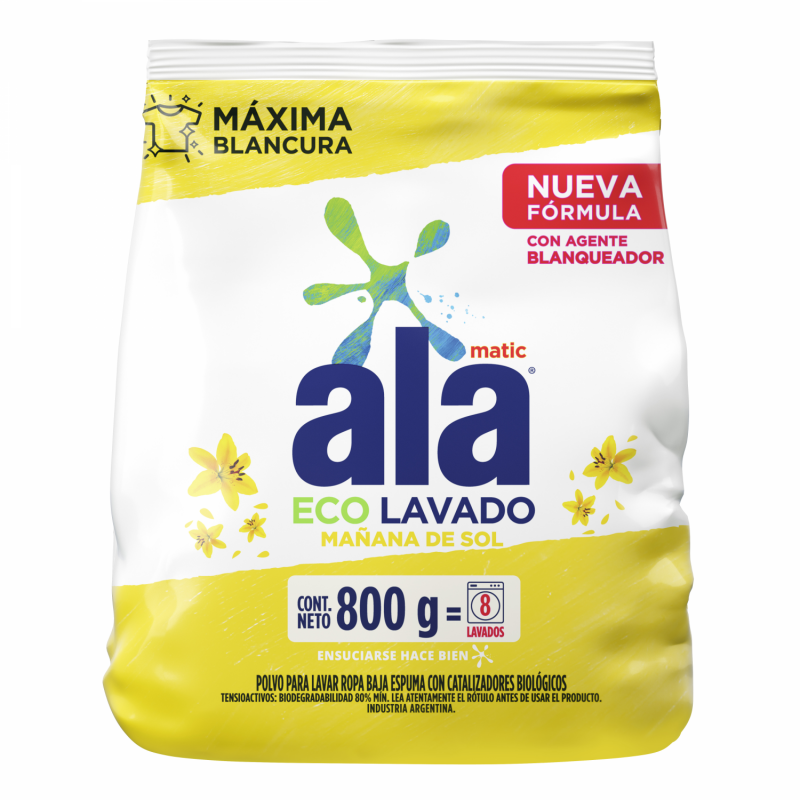 ALA JAB POLVO x800g MATIC MAÑANA SOL