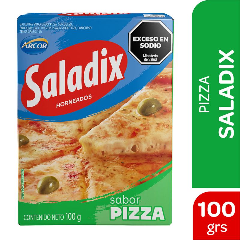 SALADIX GALLETA x100g PIZZA