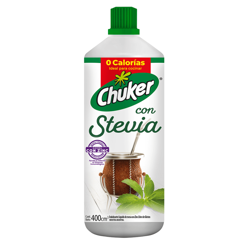 CHUKER STEVIA LIQUIDO x400ml