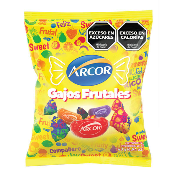 ARCOR CARAMELOS x485g GAJOS FRUTALES