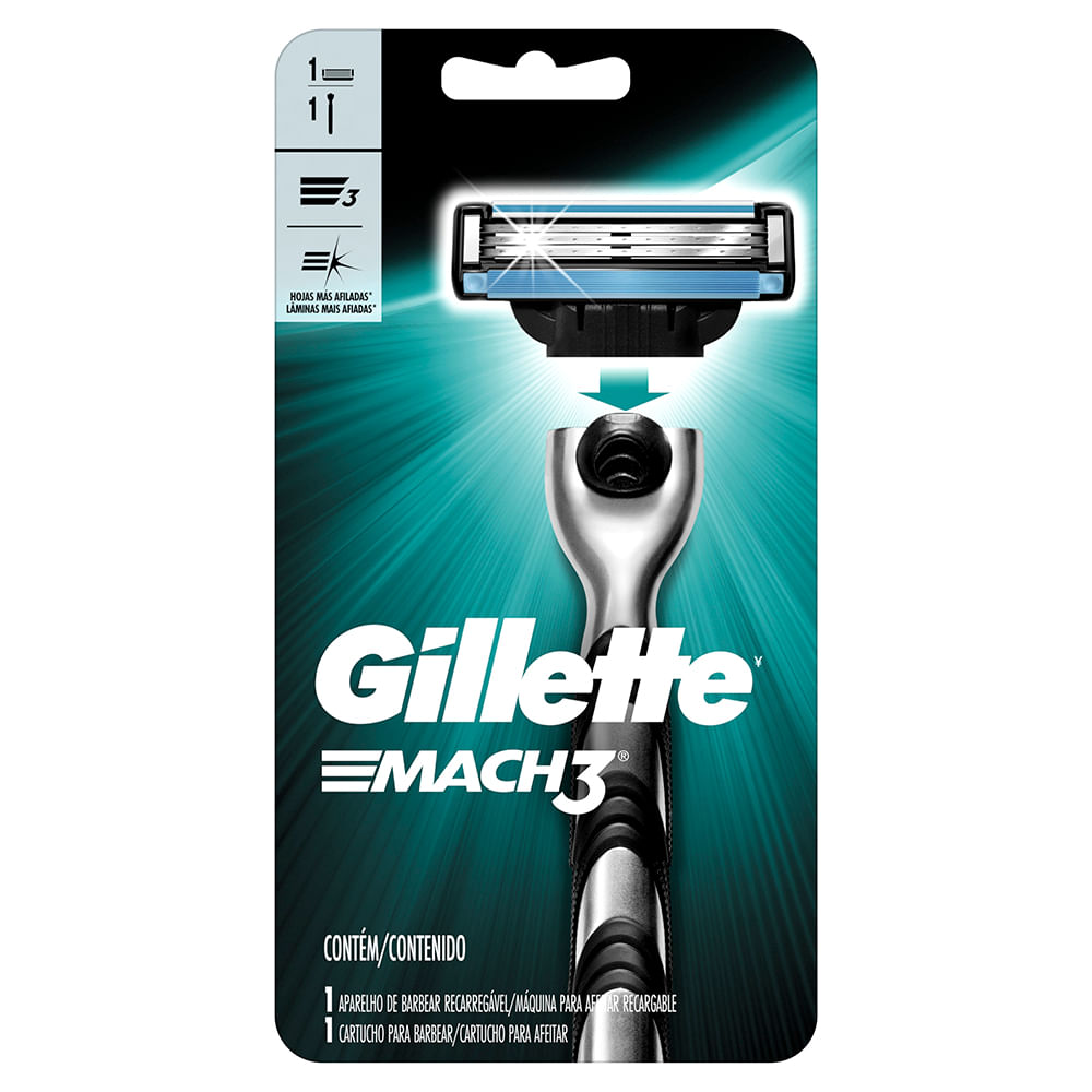 GILLETTE MACH3 MAQ x1u