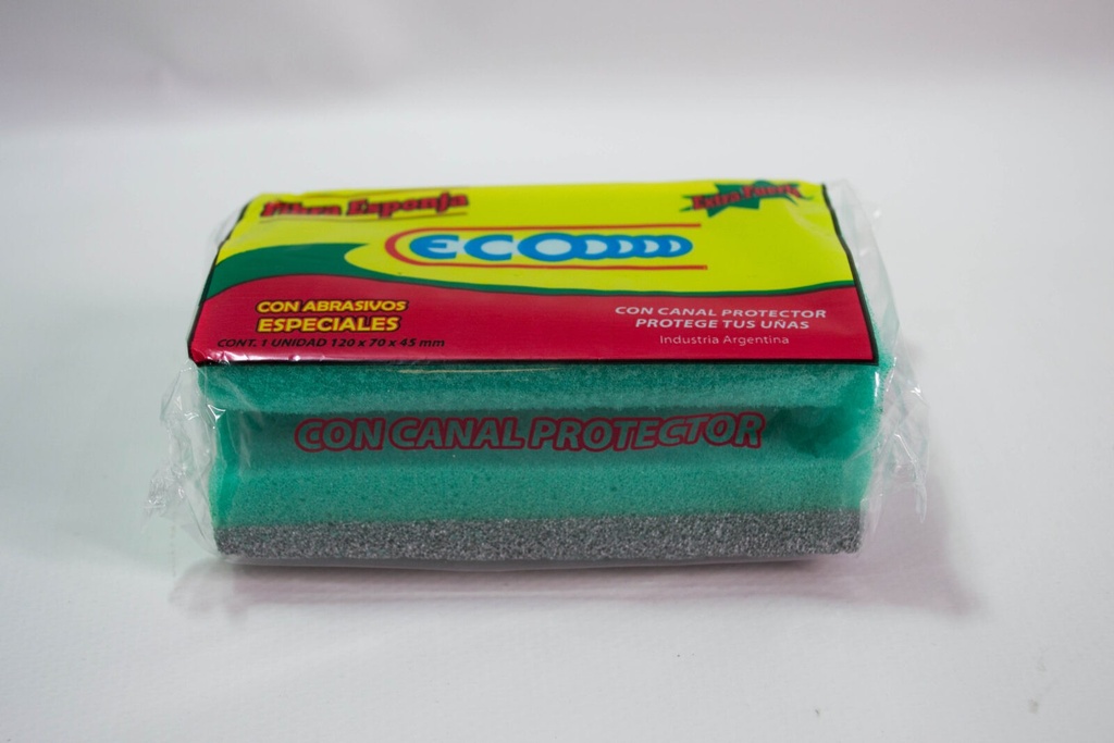 ECOO FIBRA ESPONJA PLATEADA