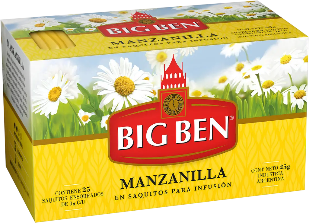 BIG BEN TE SAQUITO x25u MANZANILLA