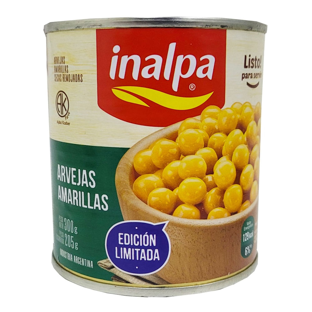 INALPA ARVEJAS AMARILLAS x300g