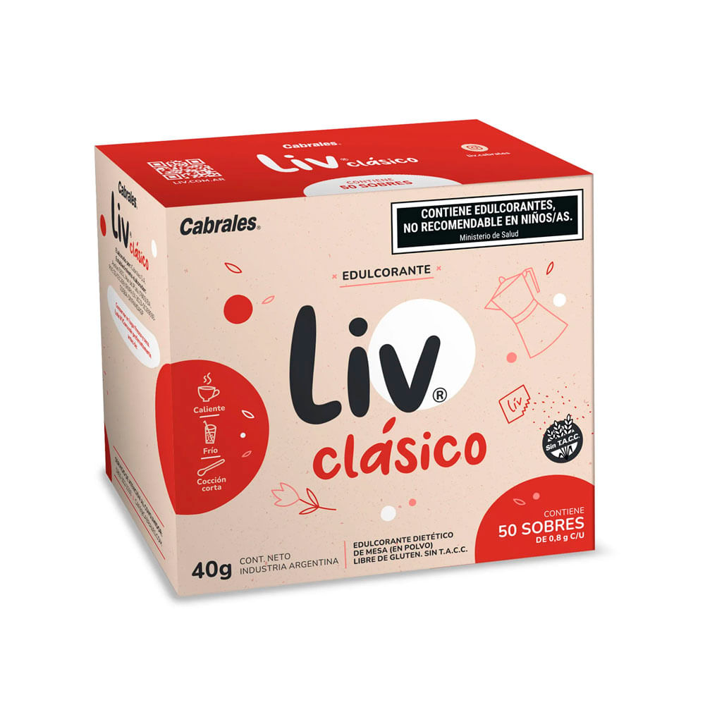 LIV EDULCORANTE SOBRE x50u CLASICO