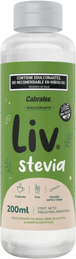LIV EDULCORANTE x200ml STEVIA