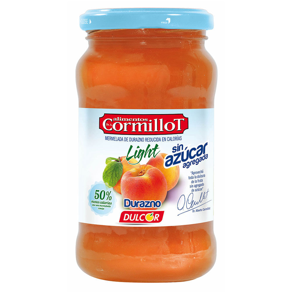 CORMILLOT MERMELADA x390g DURAZNO