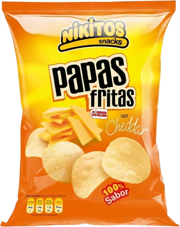 NIKITOS PAPAS FRITAS x65g CHEDDAR
