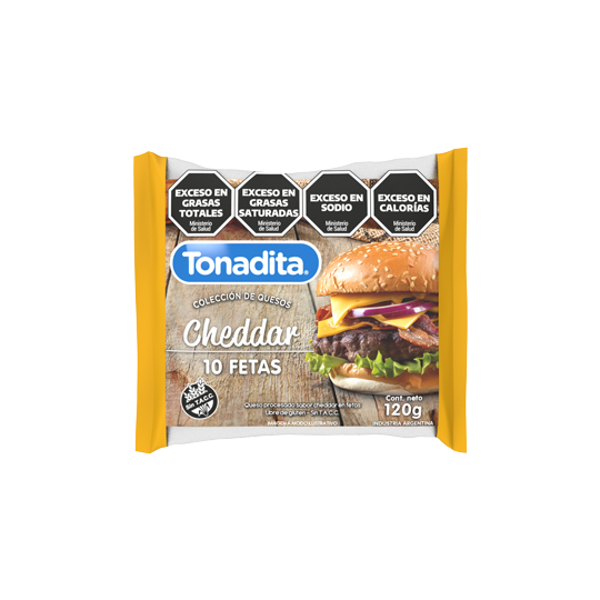 TONADITA CHEDDAR FETAS x120g
