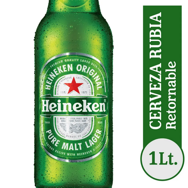 HEINEKEN CERVEZA x1L RET
