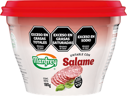 MANFREY QUESO UNT x180g C/SALAME