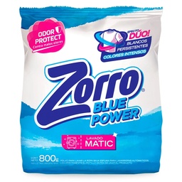 ZORRO JAB POLVO x800g MATIC BLUEP