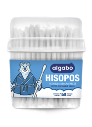 ALGABO HISOPOS TUBO x150u