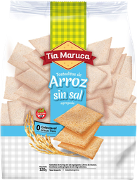 TIA MARUCA TOSTADAS ARROZ x120g S/SAL