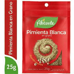 ALICANTE PIMIENTA BLANCA x25g GRANO