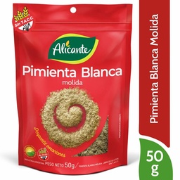 ALICANTE PIMIENTA BLANCA x50g MOLIDA