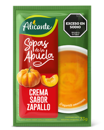 ALICANTE SOPA x73g CREMA ZAPALLO
