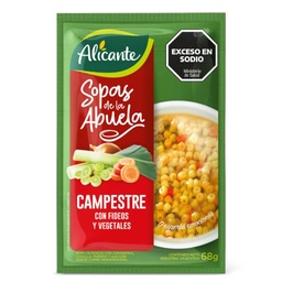 ALICANTE SOPA x68g CAMPESTRE