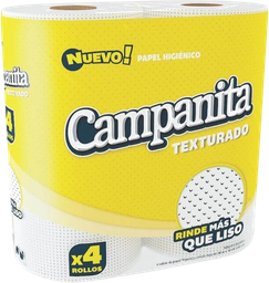 CAMPANITA PAPEL HIG 4x30m TEXT