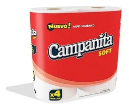 CAMPANITA PAPEL HIG 4x30m SOFT