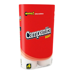 CAMPANITA PAPEL HIG 6x30m SOFT