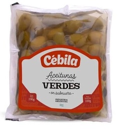 CEBILA ACEITUNA VERDE x190g SACHET
