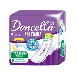 DONCELLA TOALLA NOCTURNA x8u