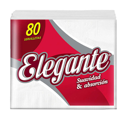 ELEGANTE SERVILLETA 80u 32x32cm