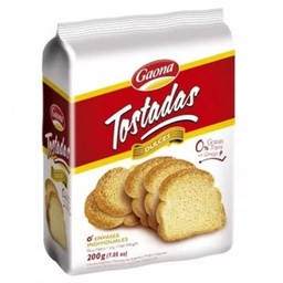 GAONA ALAMESA TOSTADAS x200g DULCE