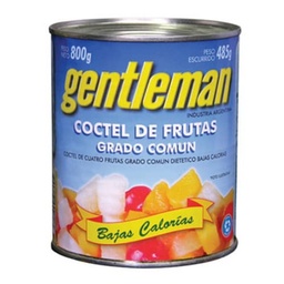 GENTLEMAN COCTEL FRUTAS x800g BAJA CAL