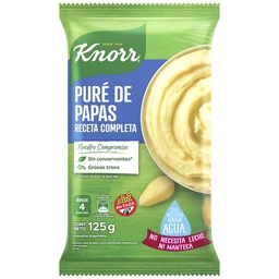 KNORR PURE DE PAPAS x125g COMPLETO