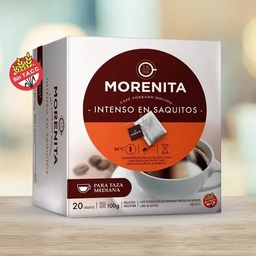 LA MORENITA CAFE SAQ 20x5g INTENSO