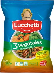 LUCCHETTI FIDEO x500g TIRABUZON N28 3-VEGT